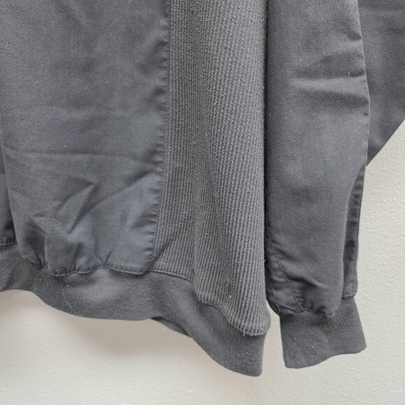 Classics by Palmland Polo Shirt Mens 3XL Tall Charcoal Banded Bottom Long Sleeve - Picture 4 of 10
